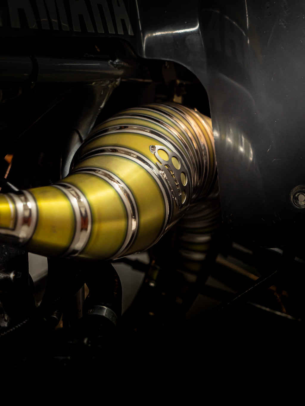 DBR Complete Titanium Exhaust for YAMAHA BANSHEE 350CC ATV 1988–2009