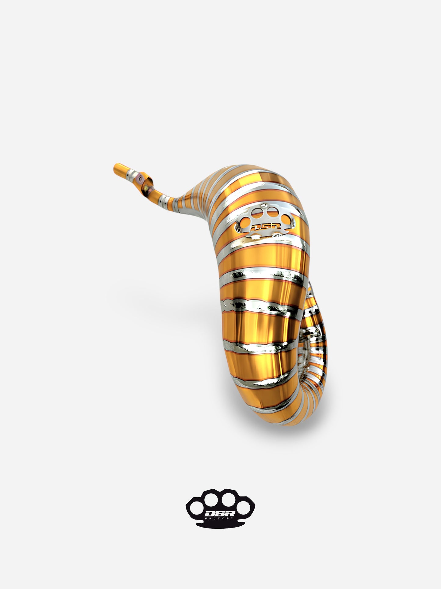 DBR Off-Road Exhaust 125/150cc Titanium High - Belly