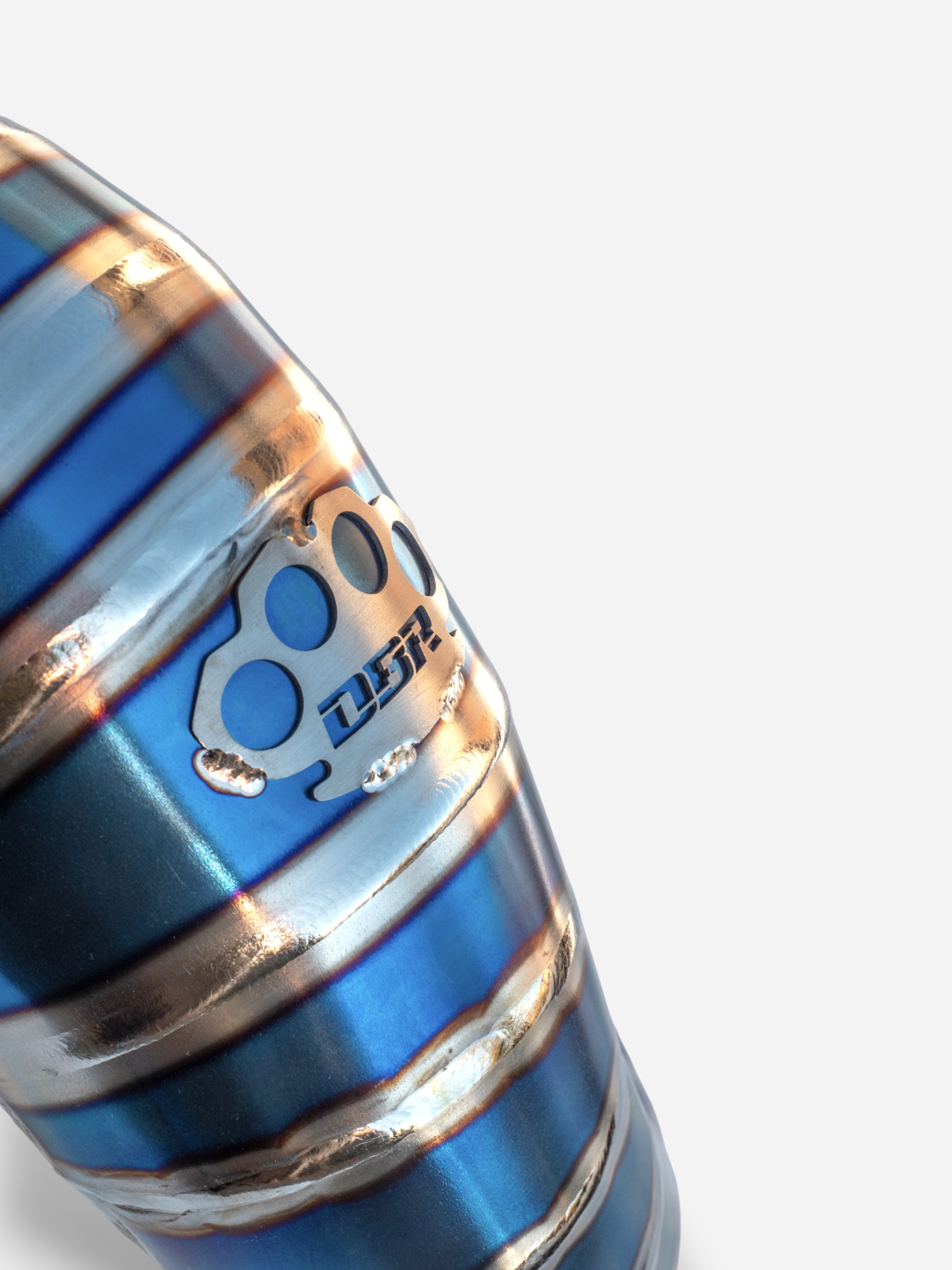 DBR Off-Road Exhaust 125/150cc High Titanium - Belly