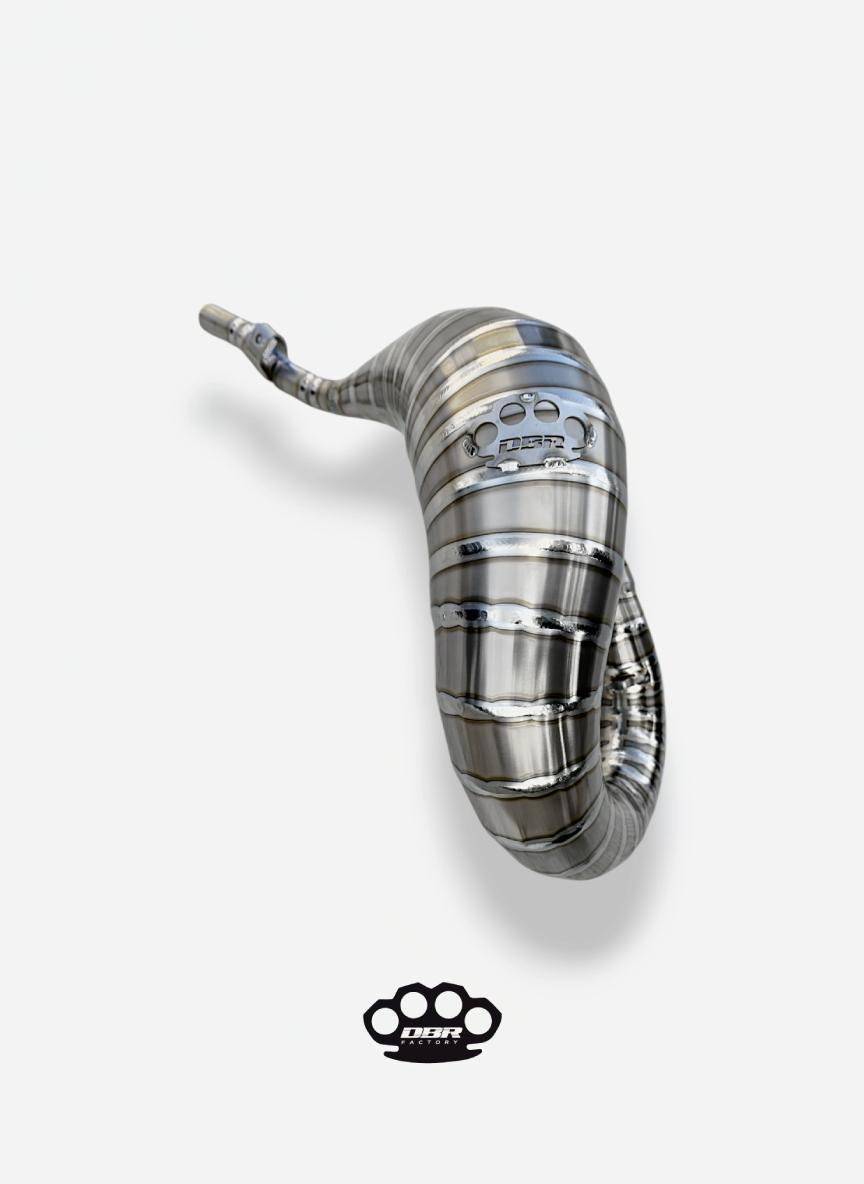 DBR Off-Road Exhaust 125/150cc Titanium High - Belly