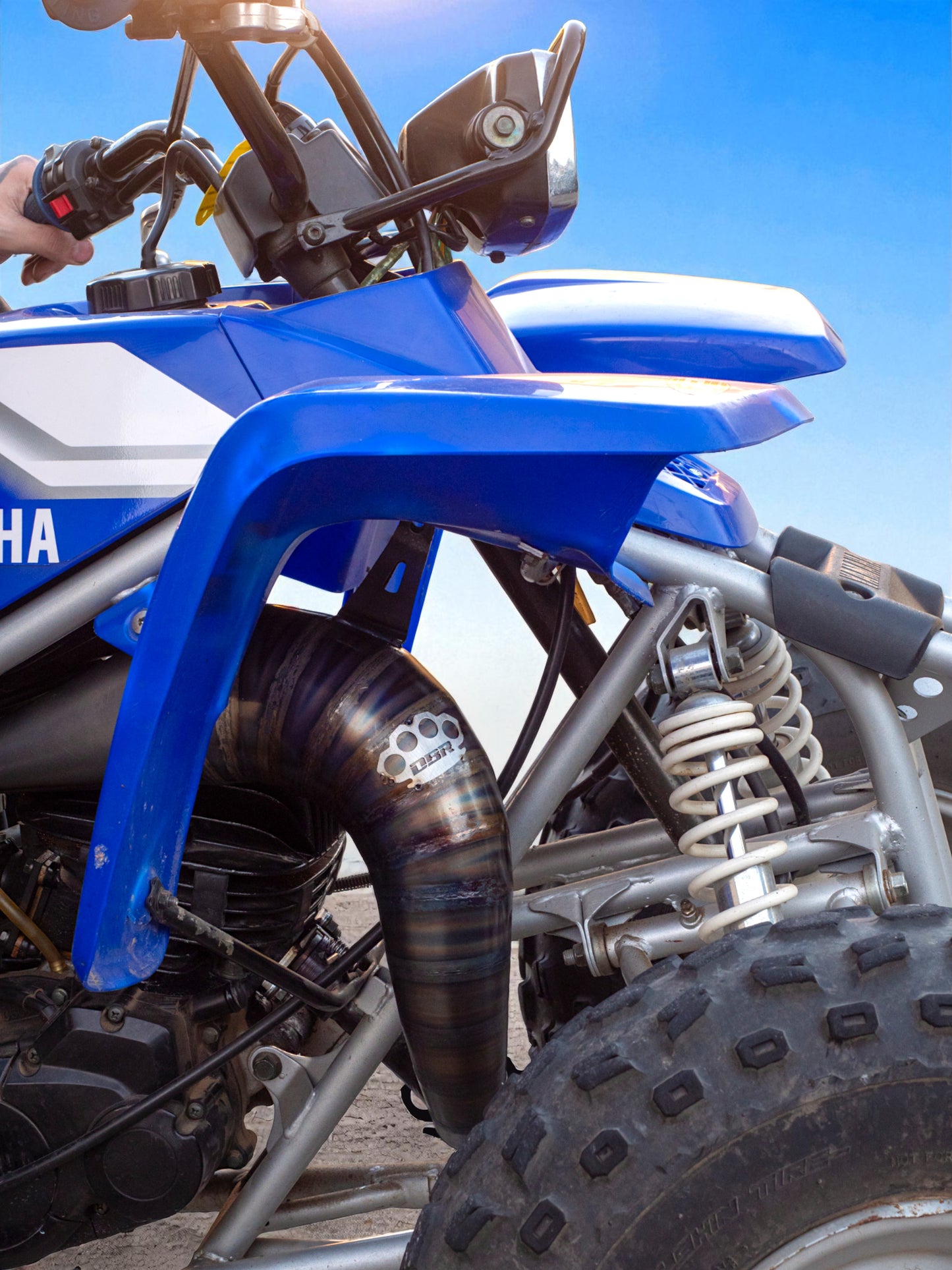 Échappement complet DBR pour YAMAHA BLASTER 200cc ATV 1988–2009