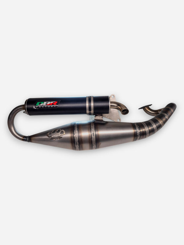 Pot d'Échappement DBR Minarelli Horizontal - Échappement de Base 50-70cc