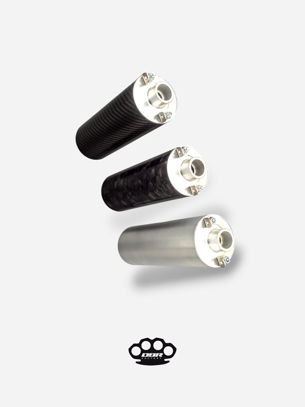 DBR Silencieux Universel Cyclomoteur 150mm et 190mm - Diamètre 19mm et 20mm