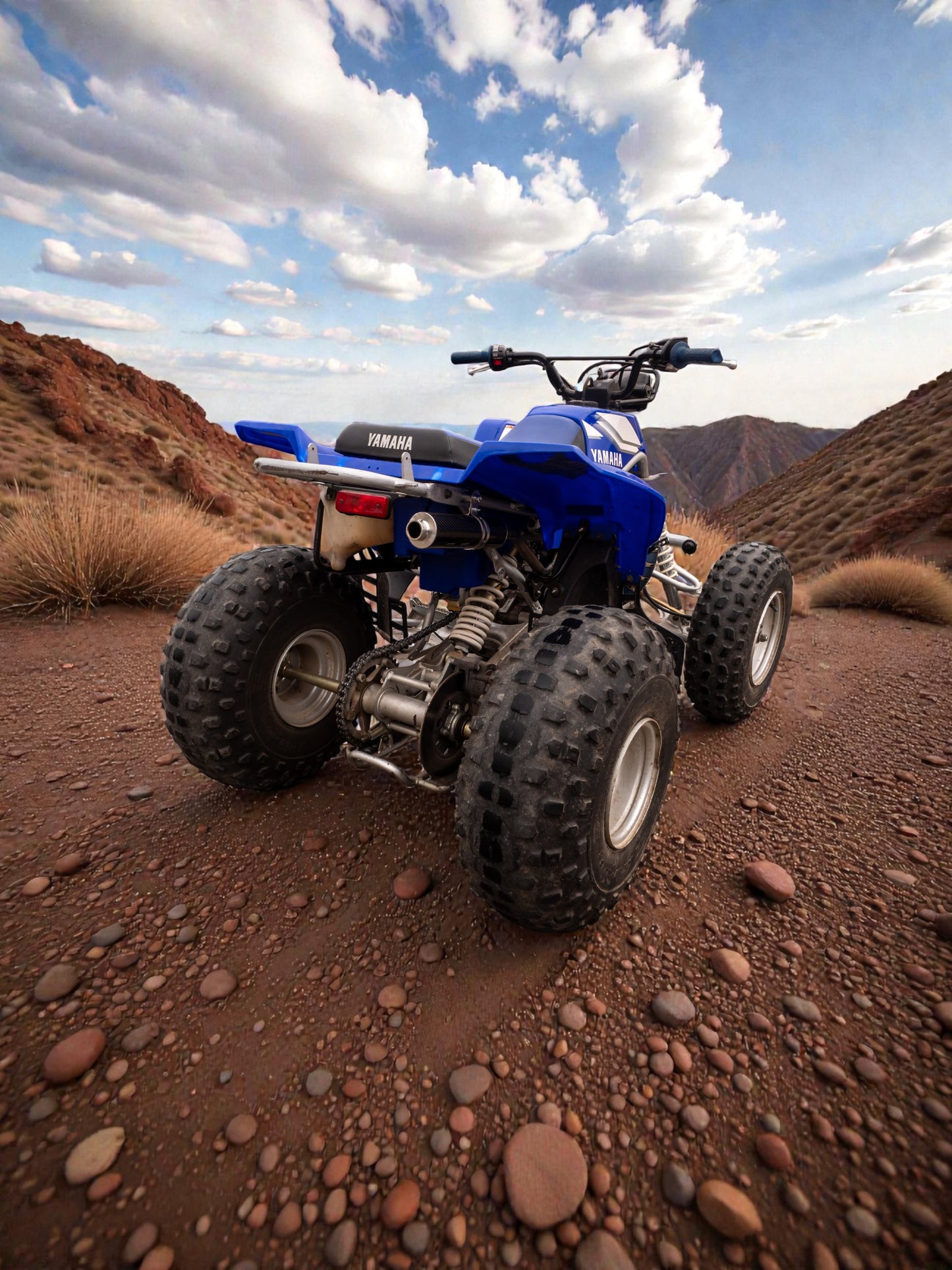 Solo Scarico en Titane DBR pour YAMAHA BLASTER 200cc ATV 1988–2009