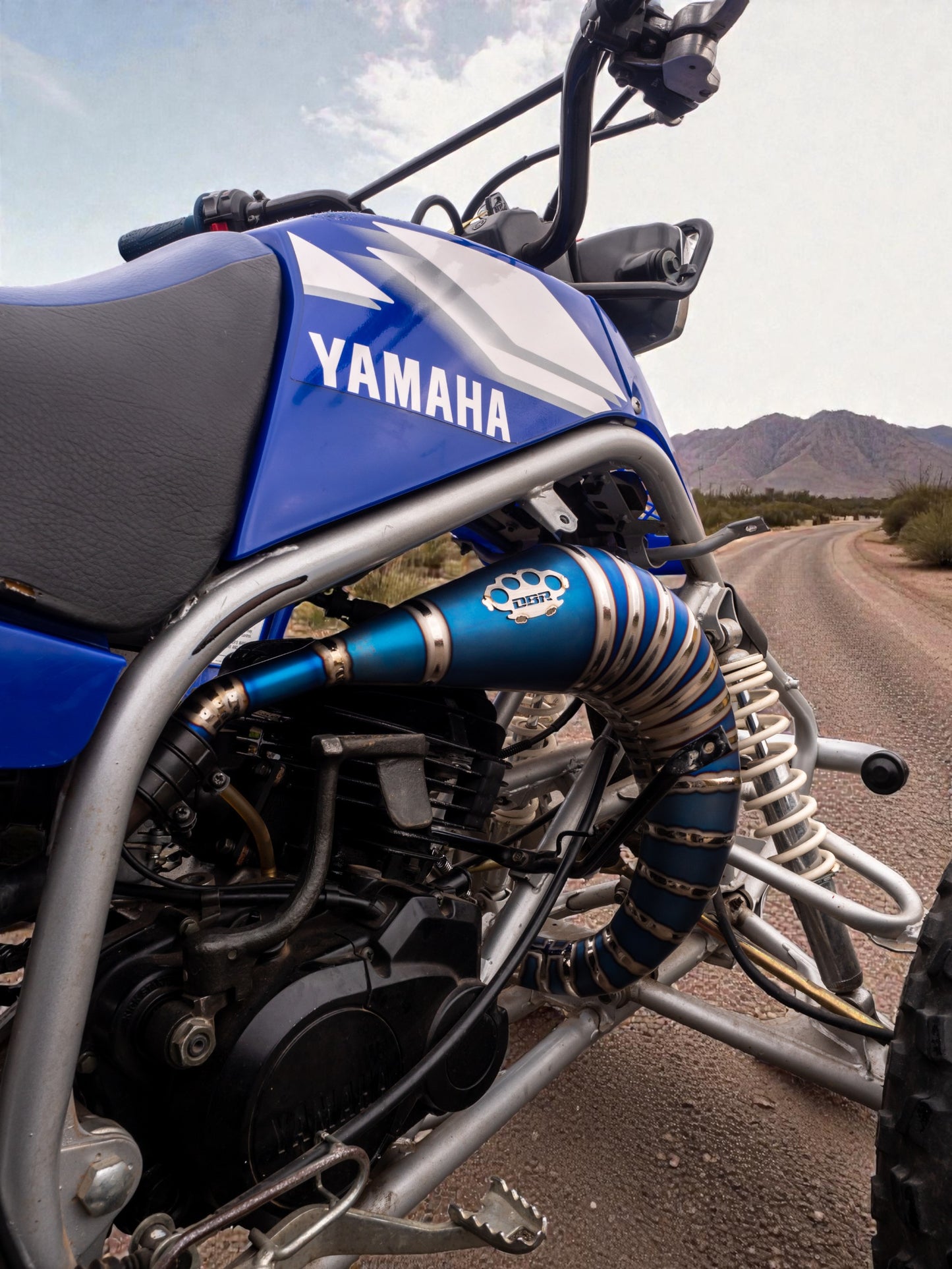 Solo Scarico en Titane DBR pour YAMAHA BLASTER 200cc ATV 1988–2009
