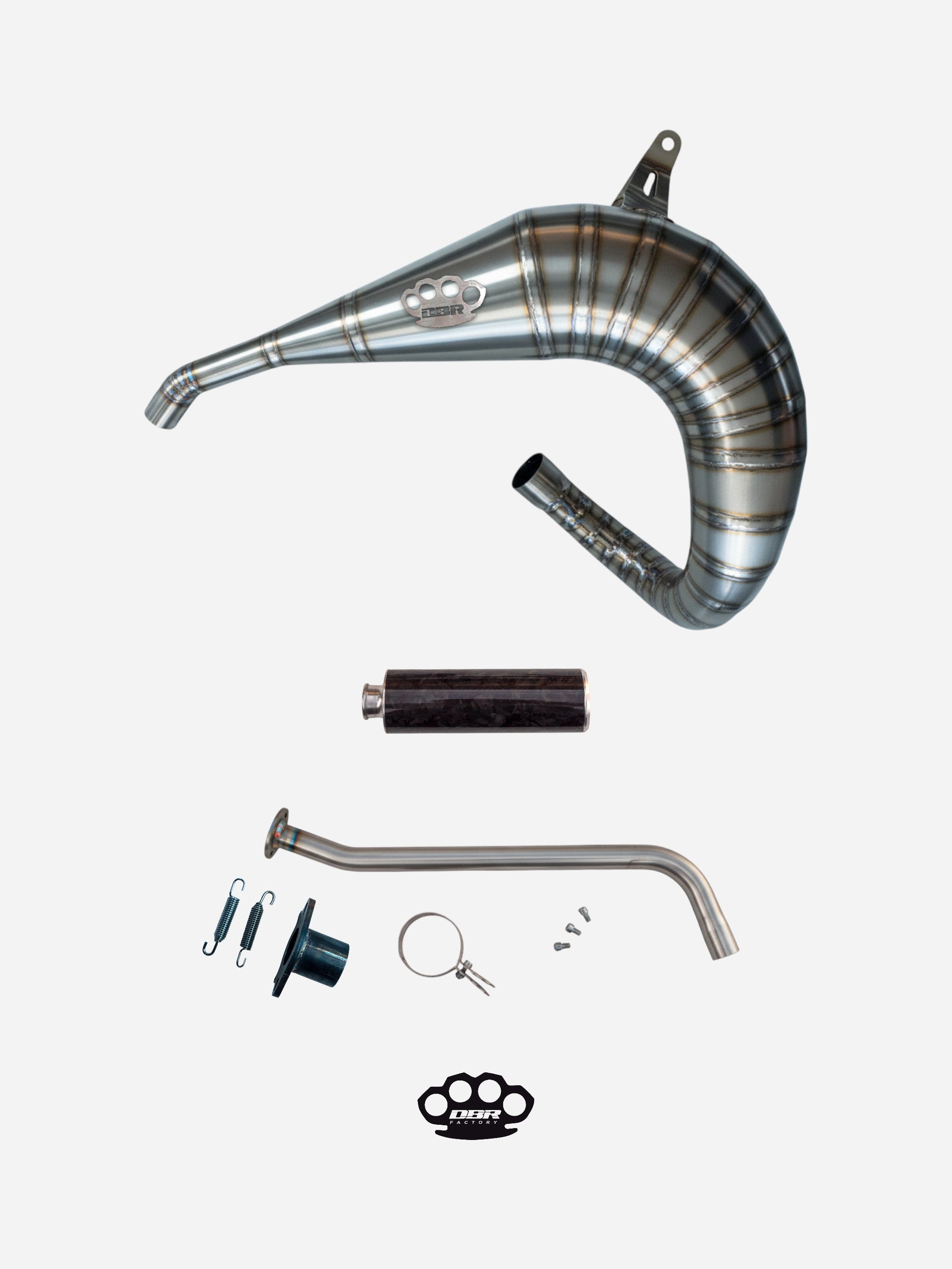 DBR Échappement Complet en Titane YAMAHA BLASTER 200cc VTT 1988–2009