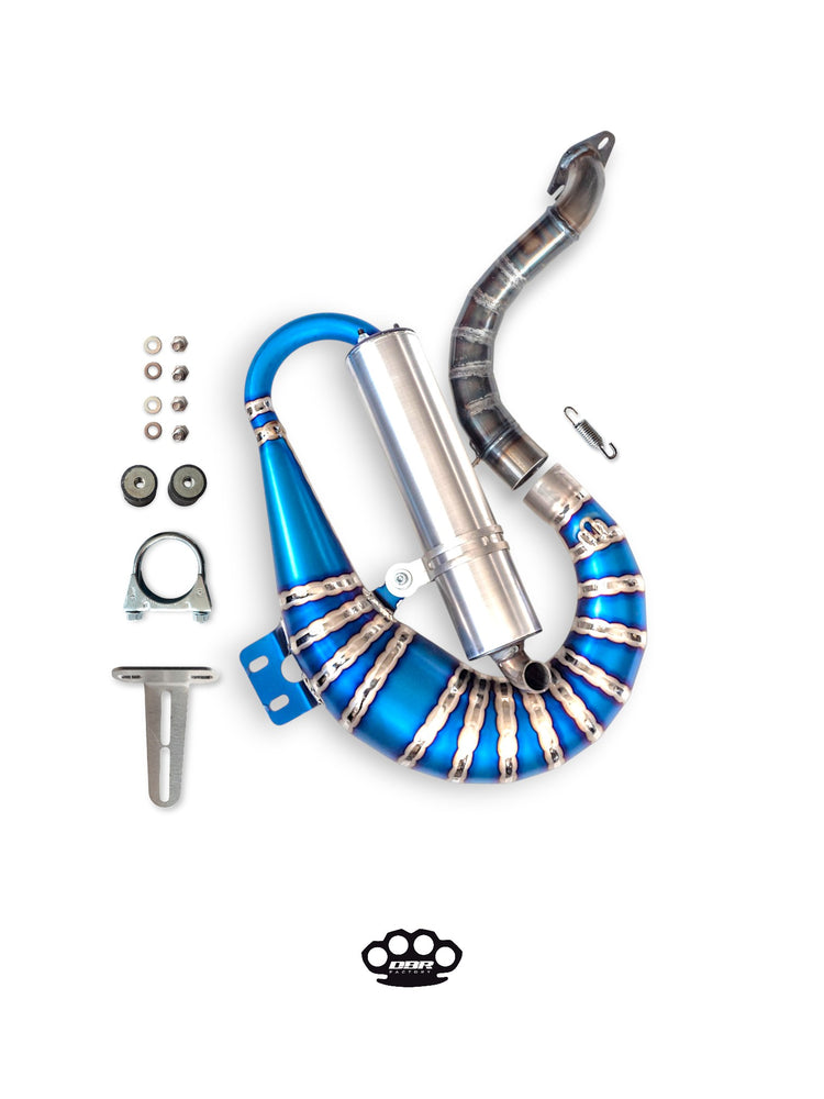 DBR Pot d'échappement en Titane Vespa Mamba S