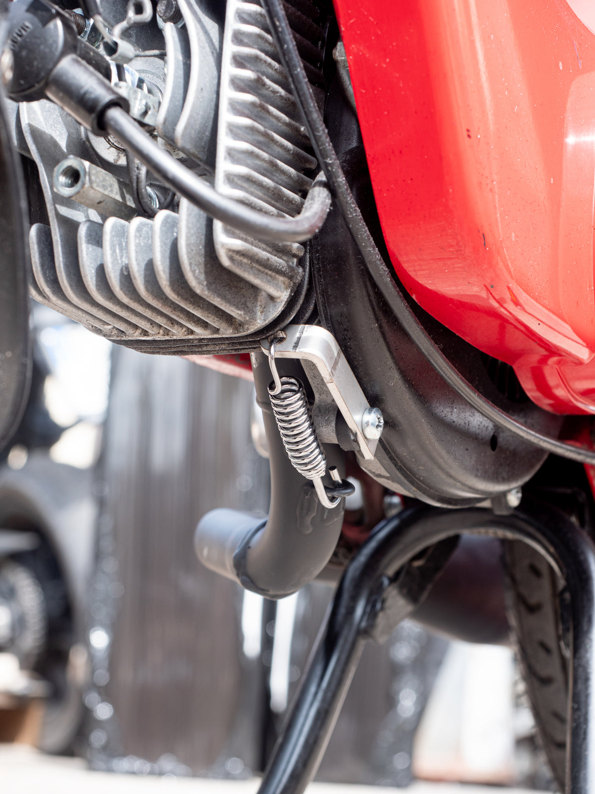 DBR Support de ressort d'échappement pour moteur Piaggio Ciao
