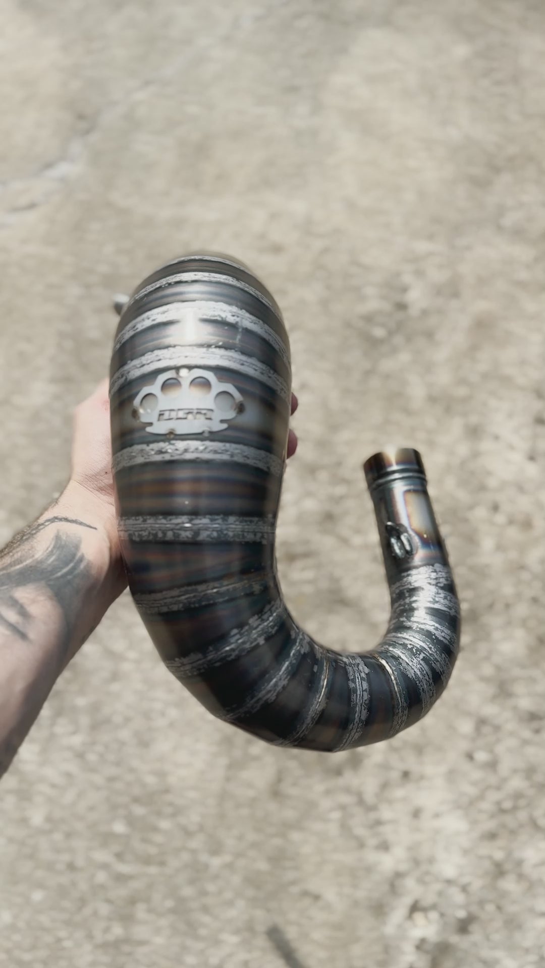 Échappement DBR Tout-Terrain 125/150cc Haut - Ventre