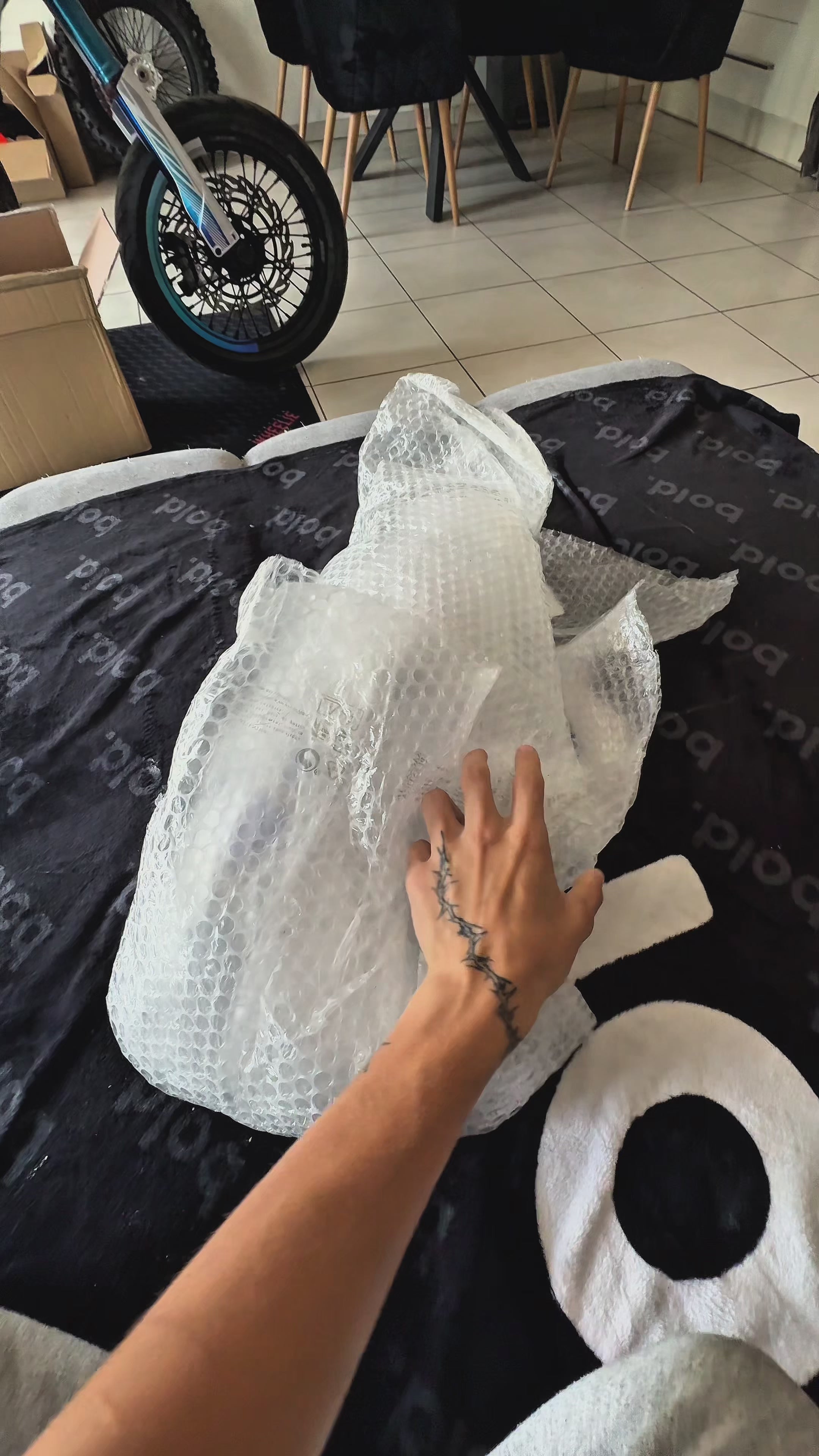 Collecteur d'échappement DBR 4T Titane + Powerbomb - KTM : EXC-F 450 (2020-2023), Husqvarna : 450 FE (2020-2023) et Husqvarna : 501 FE (2020-2023)